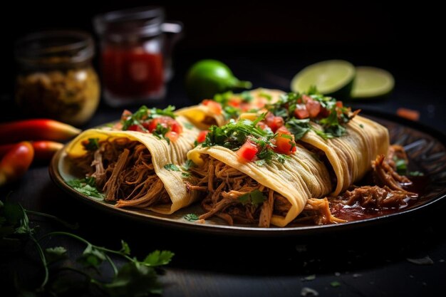 Foto carnitas tamales salate