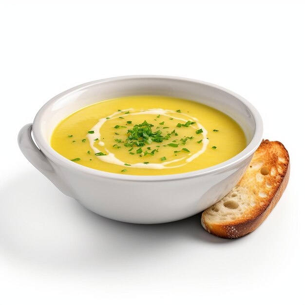 Savory Foodelico Soup on a white background