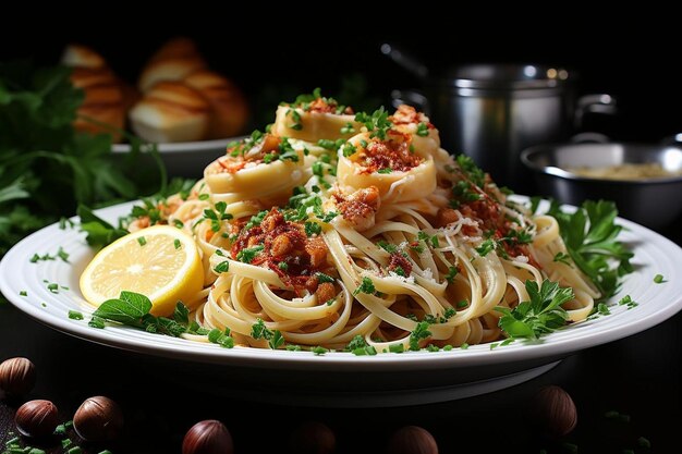Savory Linguine with Clams and White Wine Sauce