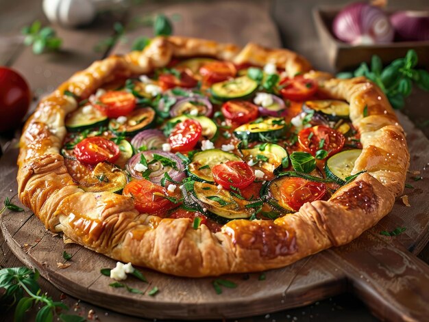 SAVORY MEDITERRANEAN MORNING GALETTE