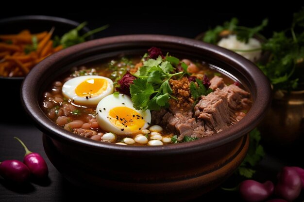 Savory Pozole Broth Bowl