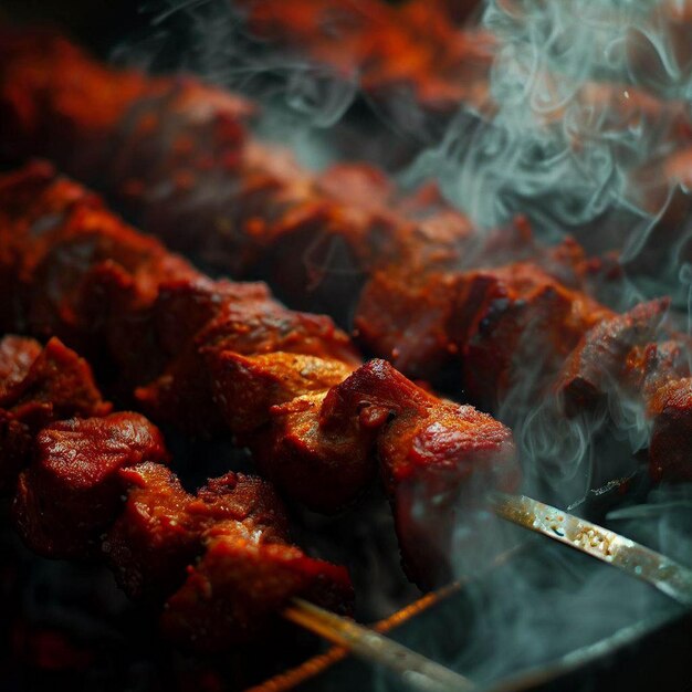 Premium AI Image | Savory Shish Kebab with a Hint of Spice