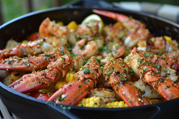 Savory Shrimp and Crab Legs Boil Recipe with Cajun Seasoning