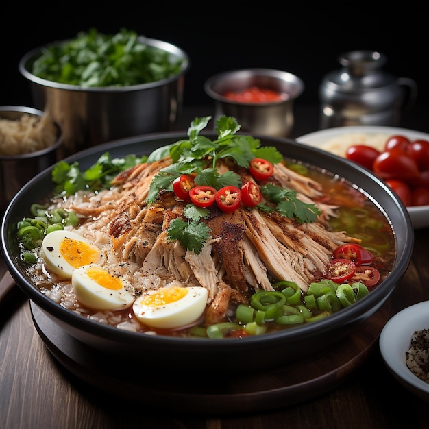 Savory Soto with Indonesian vegetables