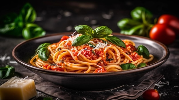 写真 セイボリースパゲッティバー トマトとソースのおいしいランチ料理