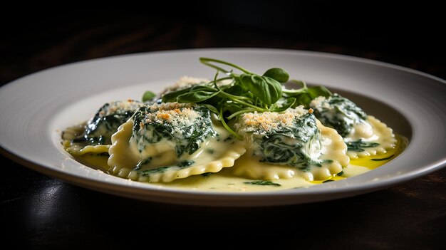 Savory Spinach Ravioli