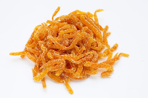 Foglio di mango salato snack di frutta