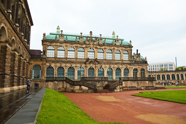 Saxon architecture in Dresden Saxon Palace Zwinger A popular tourist spot