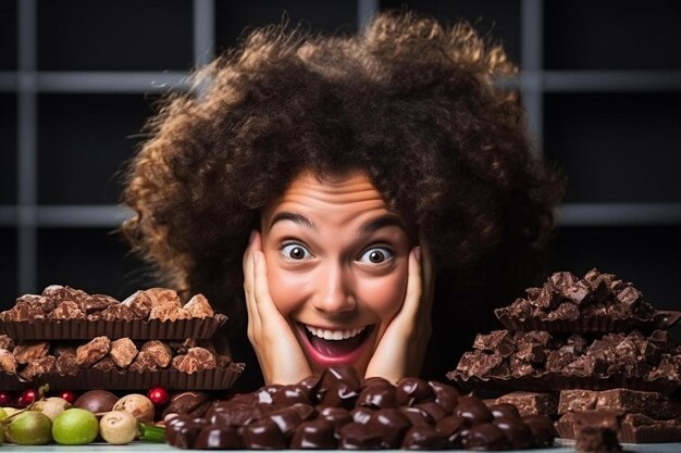 写真 不健康な食べ物を拒否する