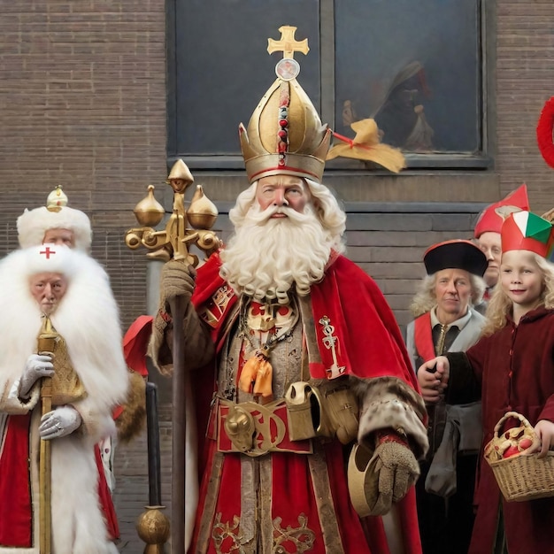 saying farewell to his retiring horse Amerigo Translation Sinterklaas means Saint Nicolas