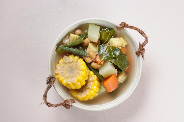 Sayur Asem or Sayur Asam is Indonesian Vegetables in Tamarind Soup