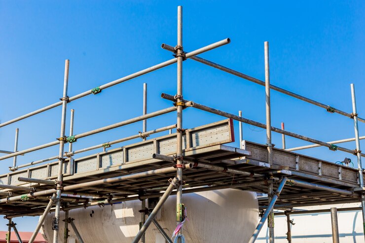scaffolding, construction site