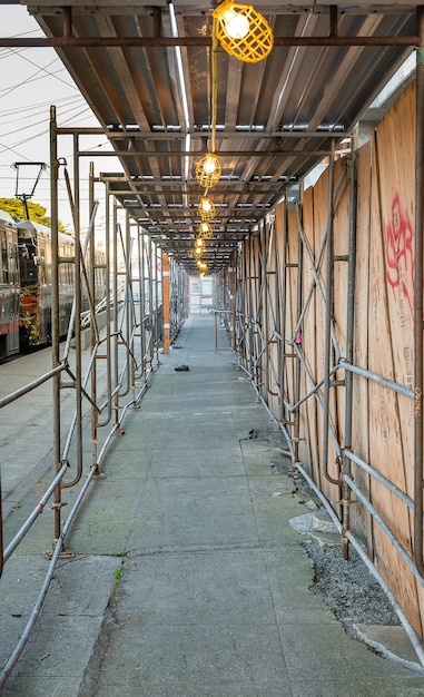 Scaffolding of construction
