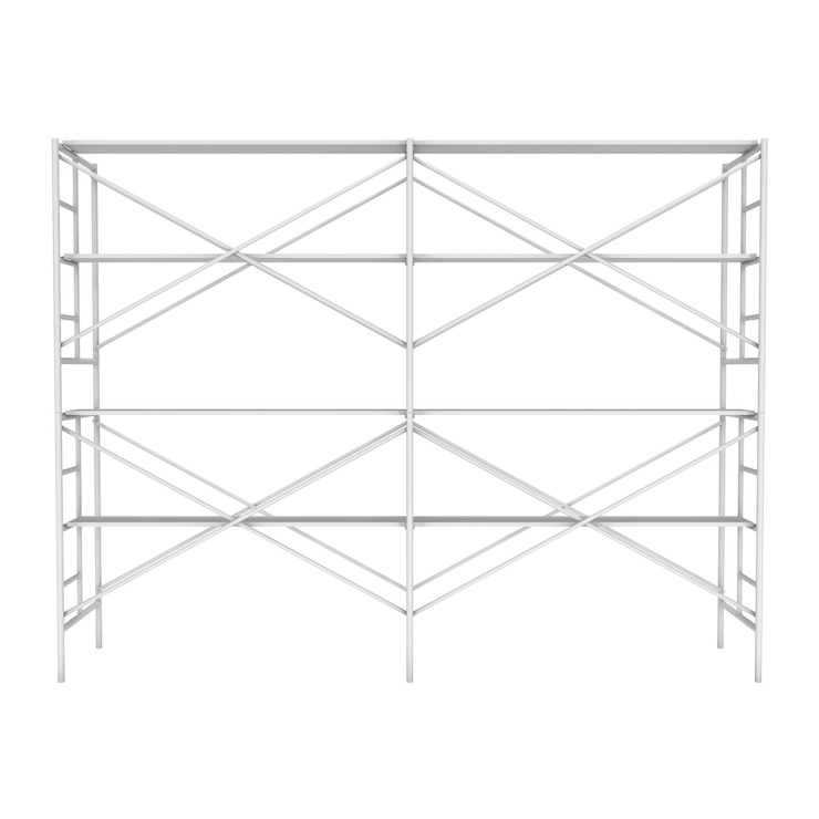 Photo scaffolding metal construction