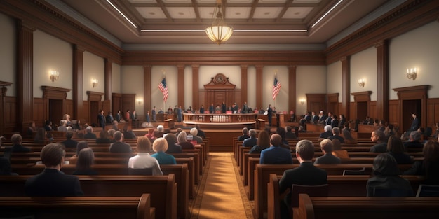 scales courtroom justice Generative AI