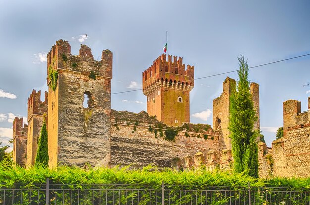 Scaliger Castle in Lazise Lake Garda Italy