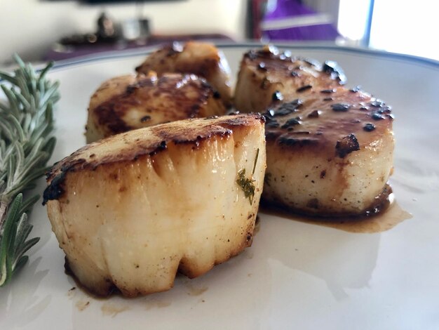 Foto scallop da vicino