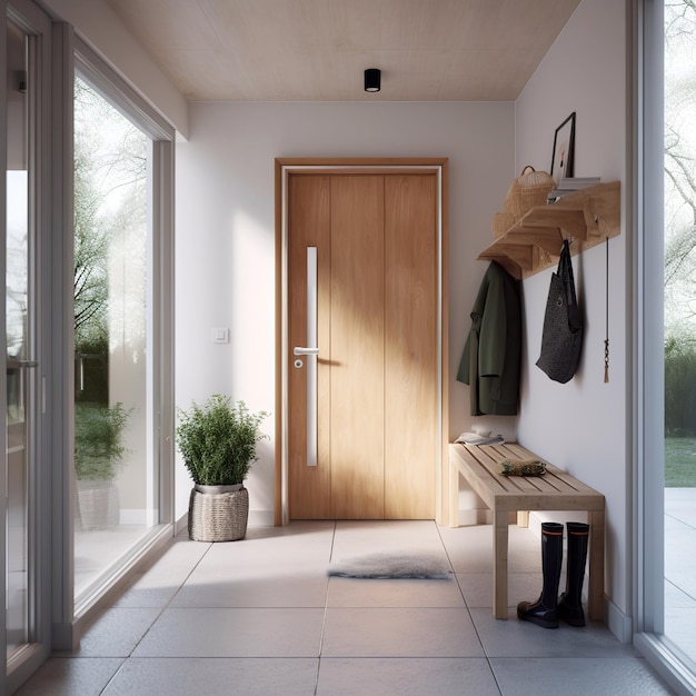 Scandinavian Entryway