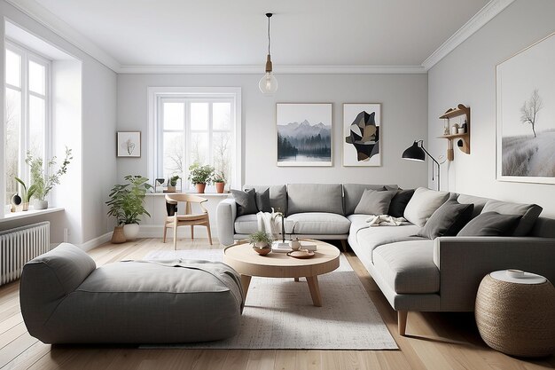 Scandinavian Serenity Capture the essence of Nordic design in a living room