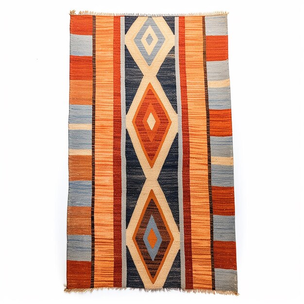 Photo scandinavian swedish kilim rug