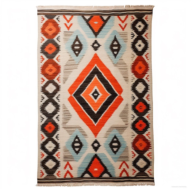 Photo scandinavian swedish kilim rug