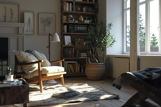 Scandinavianinspired living room decor octane rend