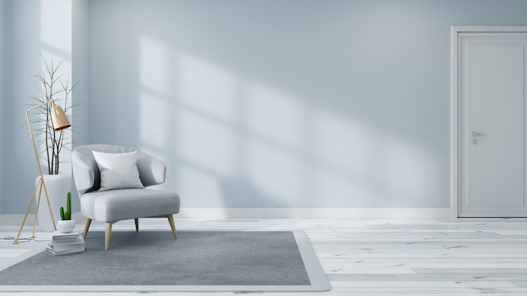 Foto scandinavisch interieur van woonkamerconcept