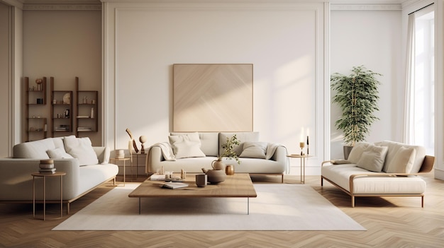 Scandinavisch ontmoet Art Deco Een dans van minimalisme en luxe