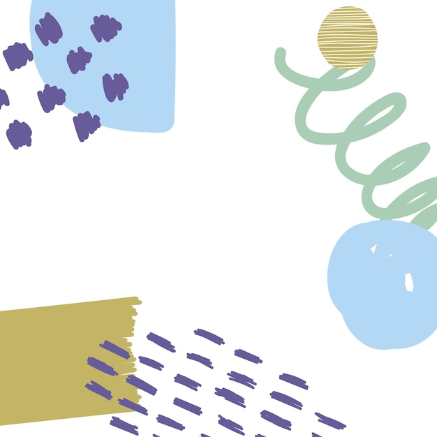 Scandinavische midden-eeuwse grens png in aardtoon blauw