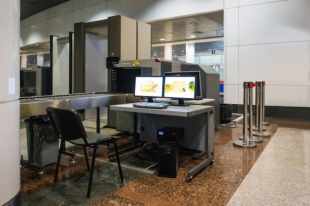 Scanning Luggage at the airport