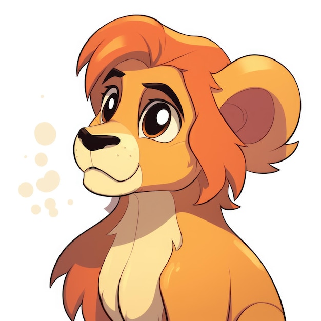 Scar The Lion King cartoon character Generative AI