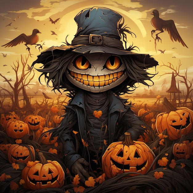 scarecrow halloween theme