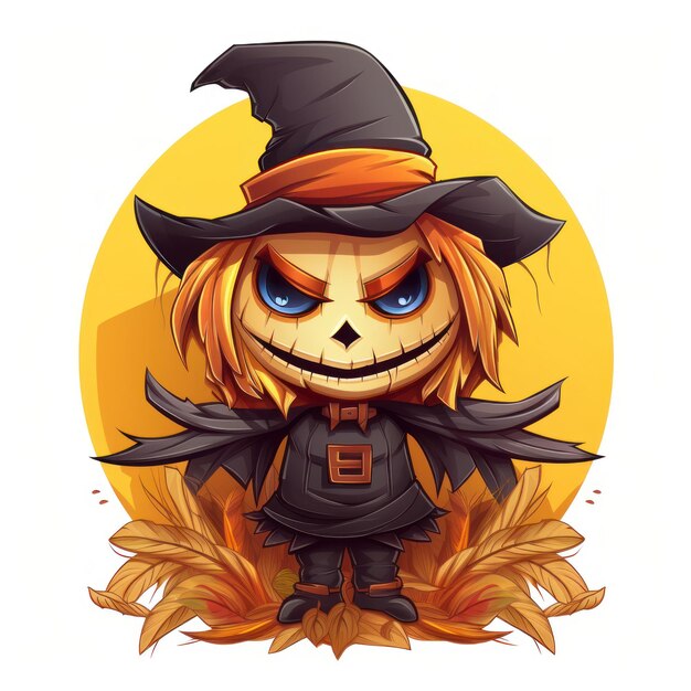 Premium AI Image | Scarecrow icon