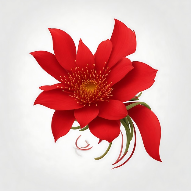 Scarlet Gerbera Badge