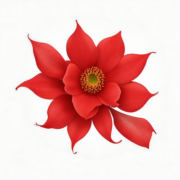Scarlet Splendor Showcase Schitterende Vector Bloemen Logos