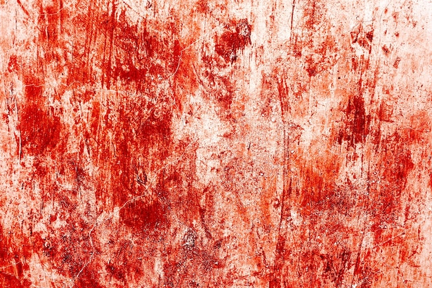 Scary bloody wall white wall with blood splatter for halloween background