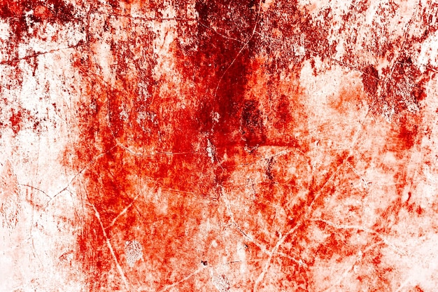 Scary bloody wall white wall with blood splatter for halloween background