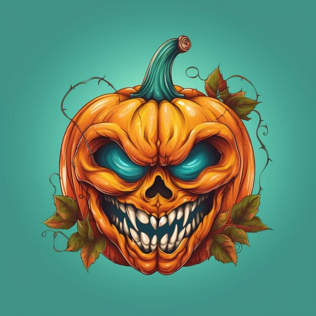 scary and cool halloween design