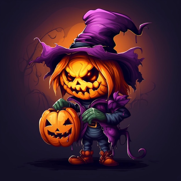 Premium AI Image | scary and cool halloween design