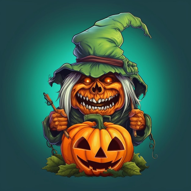 scary and cool halloween design