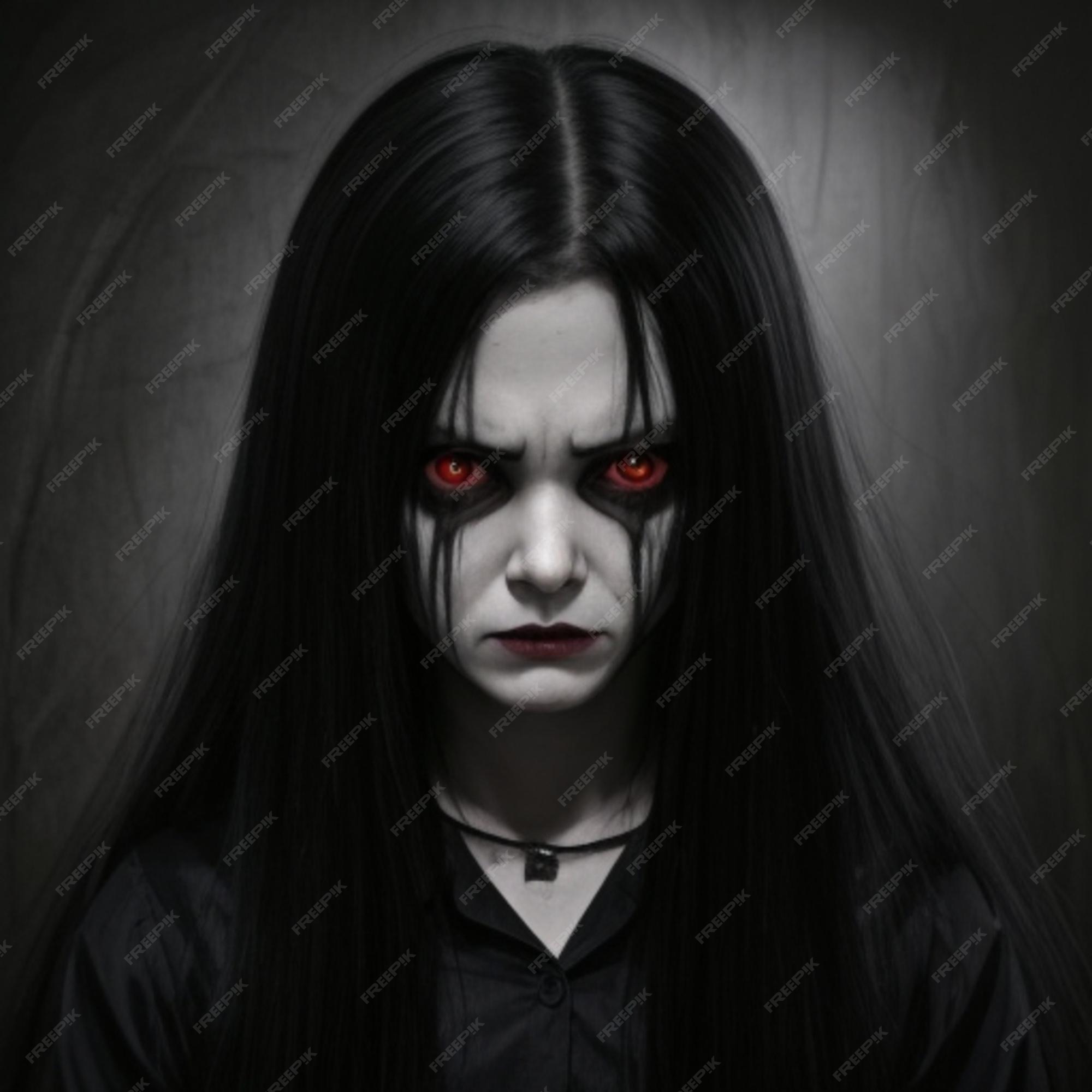 Premium AI Image Scary Creepy Girl From Horror Movies premium-ai-image-scary-creepy-girl-from-horror-movies