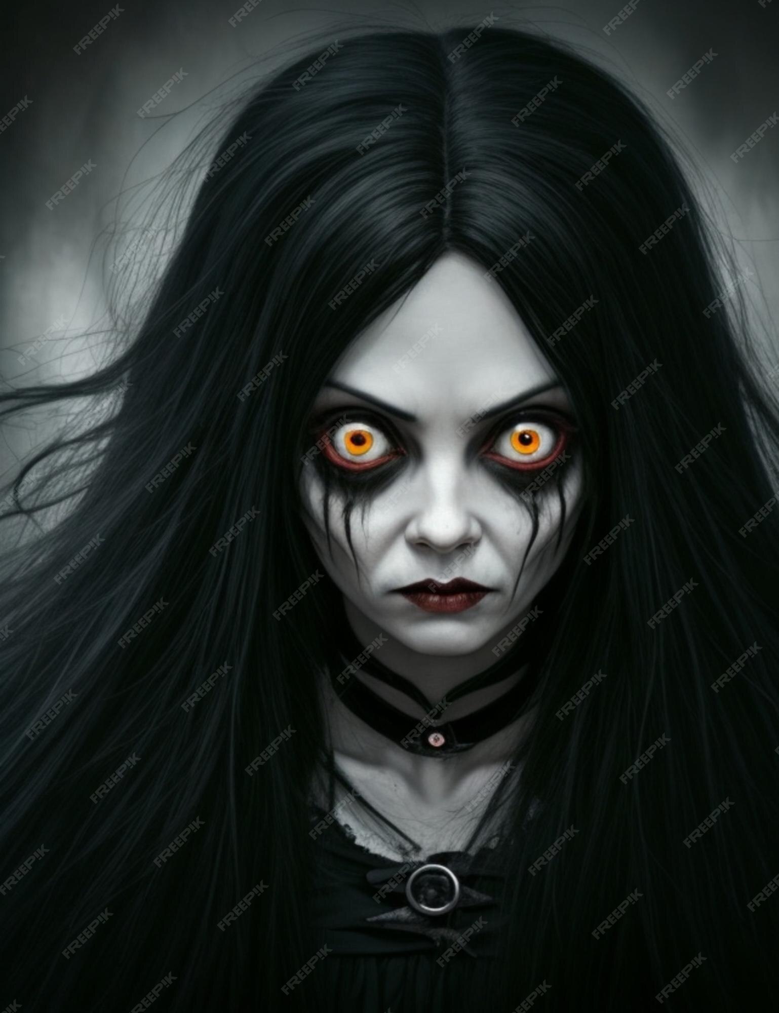 Premium AI Image Scary Creepy Girl From Horror Movies premium-ai-image-scary-creepy-girl-from-horror-movies