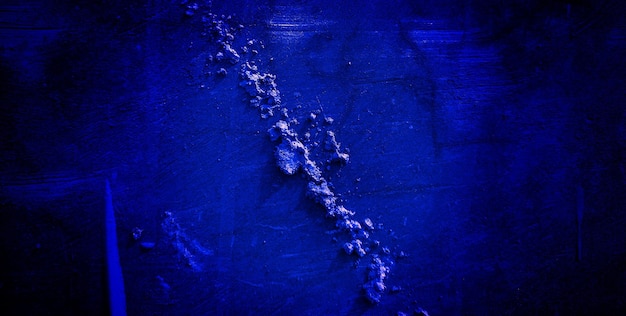 Spaventoso blu scuro grunge texture per sfondo blu scuro muro concetto horror