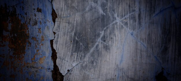 Scary dark cement for the background. old walls full of stains and scratches