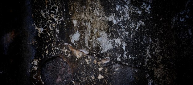 Scary dark cement for the background. old walls full of stains and scratches