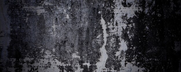 Scary dark cement for the background. old walls full of stains and scratches