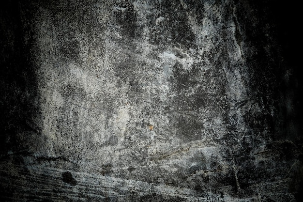 사진 무서운 어두운 벽 배경 얼룩과 긁힌 자국이 가득한 오래된 벽 공포 개념 벽 배경