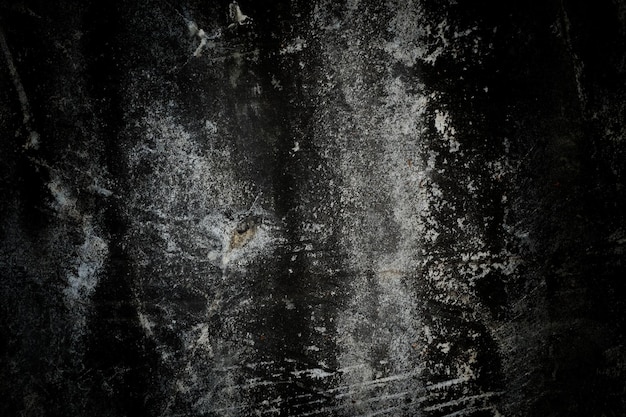 怖い暗い壁の背景古い壁の汚れや傷でいっぱいホラー コンセプト壁の背景