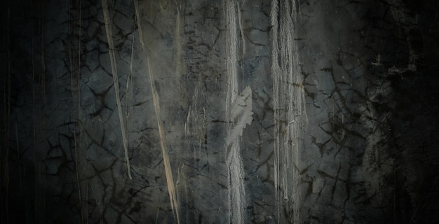 scary dark wall background old walls full of stains and scratches horror concept wall background