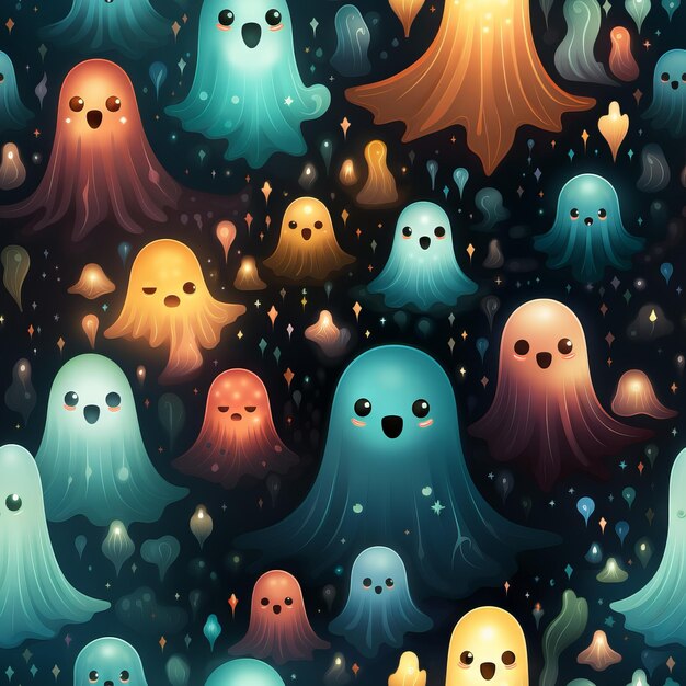 Scary Halloween illustration design